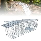 Professionelle Lebendfalle 62x19x21 cm – Stabile Katzenfalle &...
