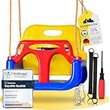 WOLKENGLÜCK® Babyschaukel 3 in 1 [6 Monaten bis 6+ Jahre] | Mitwachsende...