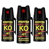 KO Pfefferspray Jet | Fog Verteidigungsspray | Abwehrspray Hundeabwehr | zur...