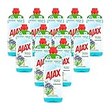 Ajax Allzweckreiniger Reines Zuhause 12 x 1L - antibakteriell, Salbei- &...