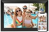 FUNCARE Digitaler Bilderrahmen WLAN 15.6 Zoll, 1280x800 IPS Touchscreen Photo...