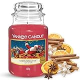 Yankee Candle Scented Candle | Christmas Eve Large Jar Candle | Long Burning...