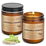 Citronella Kerzen Outdoor Groß,240Std Draußen Camping Citronella Kerzen im...