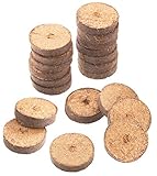 Meister Kokos-Quelltabletten Ø 3,5 cm - Praktisches Set mit 20 Stück - Mit...