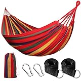 NXPZ Outdoor Camping Hängematte, doppelte Hängematte 200x150cm, Tragkraft...