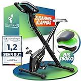 Neu Tretmann Hometrainer fahrrad Klappbar Set-extra bequem & leise- [RelaxFoam]...