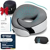 Proglobe Nackenkissen Flugzeug, Reisekissen 100% Memory Foam, Orthopädisches...