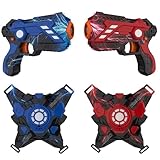 Laser Tag, Lasertag Set Spielzeug Pistole– 2 Pack Laser Tag mit Empfängern...