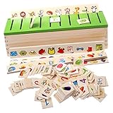 POFET Montessori Sortieren Kleinkinder Kindererziehung 1 Sortierbox, 8...