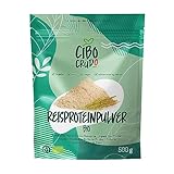 Reisprotein Pulver Bio - 500g. Reis Protein Pulver Vegan und Glutenfrei....