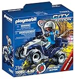 PLAYMOBIL City Action 71092 Polizei-Speed Quad mit Rückzugsmotor, Spielzeug...