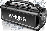 W-KING Bluetooth Lautsprecher, 30W RMS Tragbarer Lautsprecher Sattem Bass IPX6...