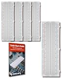 AZDelivery 5 x MB-102 Breadboard Steckbrett mit 830 Kontakten kompatibel mit...