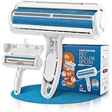 PORTENTUM Tierhaarentferner Fusselrolle, Fusselroller für Hundehaare und...