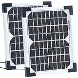 revolt Solarstrom Panele: 2er-Set mobile Solarpanele mit monokristalliner...