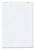 Herlitz 10834141 Flipchartblock, 68x99cm (kariert/gelocht), 5 Blöcke (20 Blatt...