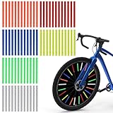 XWCHASA 72 Bunte Fahrrad Speichenreflektoren in 6 Farben, 360° Sichtbarkeit,...
