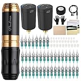 STIGMA Wireless Tattoo Maschine Set Rotary Tattoo Pen Set Komplettes Tattoo Kit...