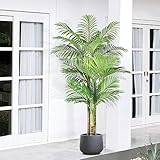Keeplush Künstliche Goldene Palme 180cm kunstpflanzen groß wie echt,...