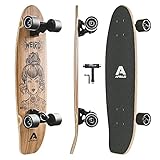 Apollo Mini-Longboard | Midi Cruiser als Komplett-Board, 70cm (30x8) | wendiges...