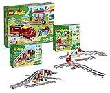 LEGO Duplo Dampfeisenbahn Set: ab 2 Jahren, 10874 Dampfeisenbahn + 10872...