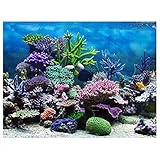 Aquarium Poster, Unterwasser Welt Wanddekoration Aufkleber Hintergrund...