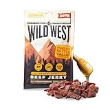 Wild West Beef Jerky, 300g Honey BBQ Rindfleisch, Beef Jerky high Protein...