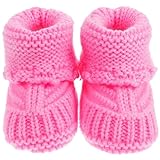 EXCEART Babyschuhe Für Neugeborene Handgestrickt Gehäkelt Gemütliche Schuhe...