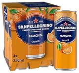San Pellegrino Naturali Aranciata Orangen-Limonade mit 16% Orangensaft (aus...