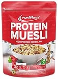 IronMaxx Protein Müsli - Schokolade 550g Beutel | Veganes High Protein Müsli...