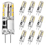 Tailcas G4 Led Warmweiß Birnen, 12V 1.5W Kein Flackern G4 Led Stiftsockellampe,...