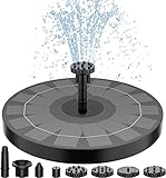 Solar Springbrunnen für Außen 2025 Verbesserter, Solarbrunnen für Drautssen...