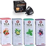 Teekanne Tealounge Tee-Kapsel Set – 32 aromatische Tee-Kapseln (4 Sorten je 8...