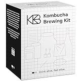 Kombucha Brewing Kit Bio, Kombucha Starter Set mit Bio-SCOBY Starterkultur und...