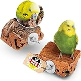 Vogelgaleria® 2 x Kork-Pickstein. Die leckere Alternative zum Kalkstein oder...