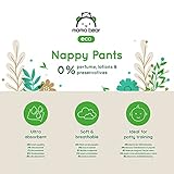 Amazon-Marke: Mama Bear Öko-Windeln Pants, Größe 4 (7-14kg), Weiß, 100...