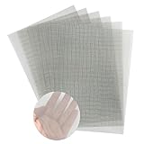 YAGJIA 6Stück Drahtgitter Feinmaschig, Fliegengitter Metall Gitter Edelstahl...