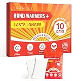 BRAMBLE 10er Pack Handwärmer Wiederverwendbar (2 Stück pro Packung, 8 Stunden...