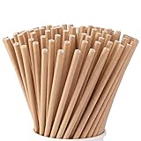 ALINK Papierstrohhalme 100 Stück - Trinkhalme Papier Dauerhaft Recycling -...