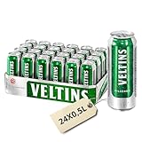 VELTINS Pilsener – 24 x 0,5 l Dosenbier (EINWEG) – Fein-herbes Premium Pils...