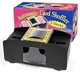 ZAKVOP Kartenmischmaschine Elektrische, Batteriebetrieben Automatischer...