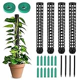 OFFCUP Moosstab Pflanzstab, 4pcs Monstera Rankhilfe, Monstera mit 12 Etiketten...