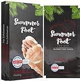 Summer Foot 2 Paar Hornhaut-Socken for men - Hornhaut Fußmaske für Männer -...