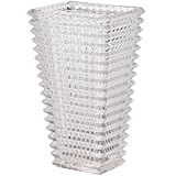 KAYLETIN Kristallvase, große Kristallvase für Blumen, klare Glasvase, große...