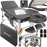 KESSER® Mobile Massageliege klappbar & höhenverstellbar 3 Zonen Massagebett...
