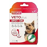 BEAPHAR - VETOplus Spot-ON Für Hunde Bis 15kg - Repellent Gegen Flöhe, Zecken,...