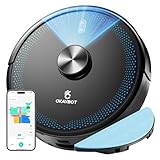 OKAYBOT V1 Saugroboter mit Wischfunktion 2 in 1, 4000Pa Staubsauger Roboter mit...