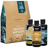 AllgäuQuelle® Saunaaufguss Bio 3er Set Sauna Aufgussmittel 3x100ml Saunaduft...