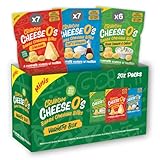 CheeseO's Minis - Knusprig Gepufft Käse Snacks - Mischpaket Multipack 10g (Pack...