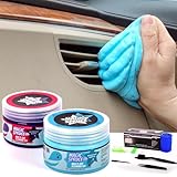 ToysButty 2er-Pack Auto Innenraum Reinigungsgel, Reinigungknete Auto...